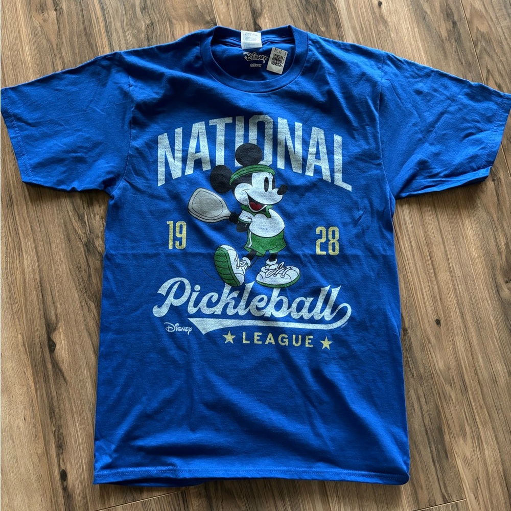 ✨New✨ never worn Mickey Mouse Pickleball League shirt. Adult size Small.